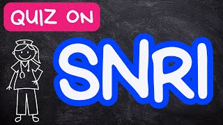 SNRI Quiz Are You Ready Multiple Choice Questions Explained PMHNP Exam [upl. by Elocim701]