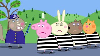 Police Arrested Mummy Pig  Peppa Pig Funny Animation [upl. by Nwahsauq709]