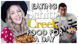 EATING SCHITTS CREEK FOOD FOR A DAY [upl. by Dlanor854]