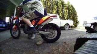 KTM 450 XCRW suspension sag [upl. by Junko]