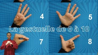 La gestuelle des chiffres de 0 à 10 Savoir compter avec les mains en chinois [upl. by Wit858]