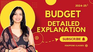 BUDGET 202425  Detailed Explanation of Concepts amp Key Features Must Watch for Economics Students [upl. by Assyle]