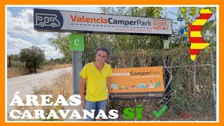 VALENCIA CAMPER PARK  Caravanas SÍ ÁREA de AUTOCARAVANAS y CARAVANAS en VALENCIA [upl. by Lilian170]