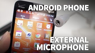 How to Use an External Microphone on Android Phone with 35mm Headphone Jack [upl. by Juliane941]