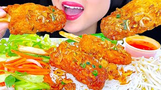 Asmr Mukbang  Grilled Shrimp Sticks and Noodles  Eating Sounds  ASMR Phan [upl. by Koloski]