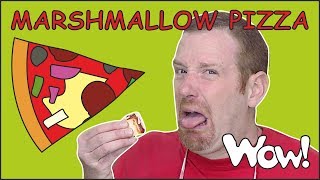 Perfect Marshmallow Pizza Story from Steve and Maggie NEW  Food for Kids Stories  Wow English TV [upl. by Nesto607]