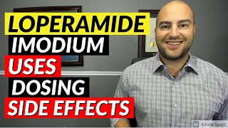 Loperamide Imodium  Uses Dosing Side Effects  Pharmacist Review [upl. by Salim]