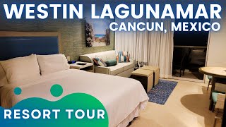 TOUR The WESTIN LAGUNAMAR RESORT in Cancun Mexico Our Cancun Vacation [upl. by Erna]