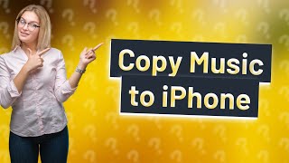 How to manually copy music to iPhone [upl. by Ehttam169]