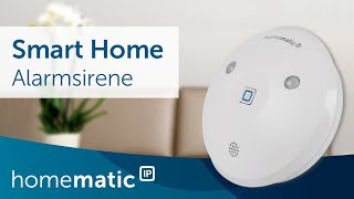 Alarmsirene  einfach erklärt  Homematic IP [upl. by Emarej]