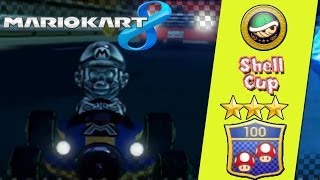 Mario Kart 8 WiiU  100cc Shell Cup TripleStar Rank [upl. by Kirwin]