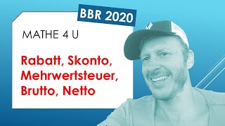 BBR 2020 Rabatt Skonto Mehrwertsteuer Brutto Netto [upl. by Magel370]