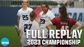 Northwestern vs Boston College 2023 NCAA DI womens lacrosse championship  FULL REPLAY [upl. by Whorton]