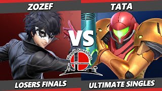 RS Series 144 LOSERS FINALS  ZoZef Joker Vs Tata Steve Pyra Mythra Samus Smash Ultimate [upl. by Gert796]