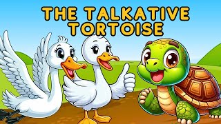 The Talkative Tortoise  Bedtime Story  English Stories For Kids [upl. by Hemingway163]