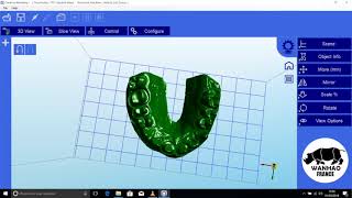 Imprimez avec D7BOX ou DUPLICATOR 7 PLUS sur CreationWorkShop modèle de dentaire en DENTIFIX [upl. by Anelle813]