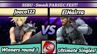 SSBU PARSEC FEST  Joaco Cloud vs ElNairra Snake Winners round 1 [upl. by Naor]