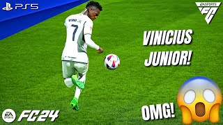 FC 24  Vinicius Junior Best Goals Compilation  PS5™ 4K60 [upl. by Aerdnod212]