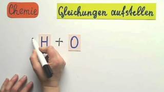 Gleichungen aufstellen in Chemie [upl. by Ahsieni823]