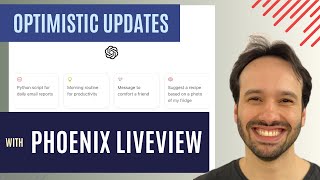 Tackling ChatGPT’s UX woes with optimistic updates in Phoenix LiveView [upl. by Neilson]