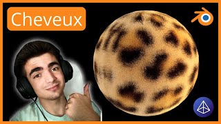 Comment faire des CHEVEUX  FOURRURE sur BLENDER Débutant [upl. by Pyne953]