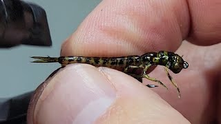 The ULTIMATE Fishable Realistic Damselfly Larva Fly Tying Tutorial [upl. by Merl]