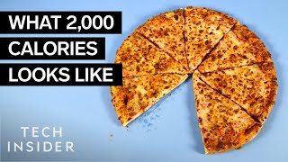 What 2000 Calories Looks Like  Tech Insider [upl. by Satsoc]