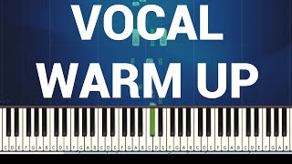 ♬ VOCAL WARM UPS 1 3 OCTAVES MAJOR SCALES ♬ [upl. by Olnee]