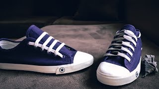 5 cool ideas how to tie SHOE LACES  how to lace converse  top shoe lacing styles  shoes lace [upl. by Marek862]