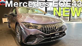 NEW Mercedes EQE 43 AMG 4MATIC 2024 EV  PRACTICALITY Exterior amp Interior FEATURES [upl. by Zarla409]