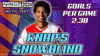 FM24 Tactic Test Knaps Snowblind  Football Manager 2024  Feyenoord [upl. by Roane]