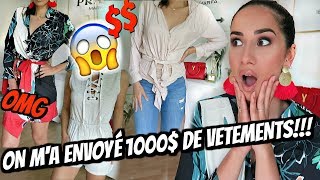 ON MA ENVOYÉ 1000 DE VETEMENTS  OMG [upl. by Otnas]