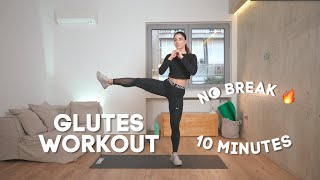 10 MINUTE GLUTES  No break  Danai Lu [upl. by Yllime184]