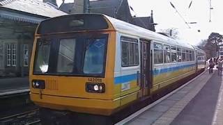 UK Morpeth Arriva Trains Northern Class 142 Pacer entering sidings after arrival from Newcastle [upl. by Bozovich334]