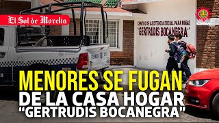 Nueva fuga de menores en la Casa Hogar quotGertrudis Bocanegraquot [upl. by Holcomb]