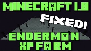 Minecraft Enderman XP Farm  Endermite FIX [upl. by Jeannine]