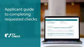 Applicant guide to completing requested checks [upl. by Maxine]