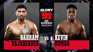 Bahram Rajabzadeh v Kevin Oumar  GLORY 91 Paris [upl. by Warfeld]