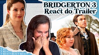 BRIDGERTON PENELOPE E COLIN VÃO EMOCIONAR DEMAIS TRAILER DA 3ª TEMPORADA  React [upl. by Gianni]