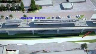 Sound Transit  East Link Extension alignment animation [upl. by Yruam]