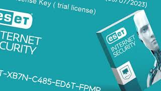 ESET NOD32 ANTIVIRUS Free Trial License activation key for 30 days  July 05 2023 [upl. by Ynnal]