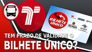 BILHETE UNICO SPTRANS TEM PRAZO DE VALIDADE [upl. by Anaer982]