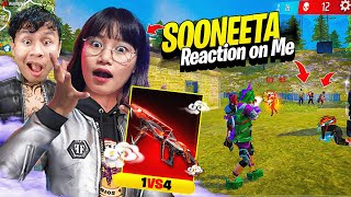 Sooneeta Reacted on My 1 Vs 4 Clutch 😲 Just Unbelievable 🔥 Cobra Mp40 amp Evo Scar Power [upl. by Hayikaz265]