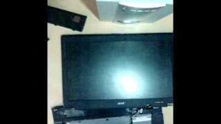 Disassemble Acer Travelmate 4000 laptop [upl. by Drofnas252]