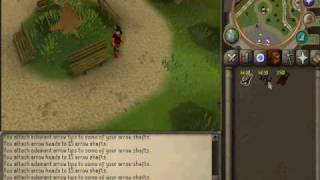 Runescape  450k fletch xphour very fast xp [upl. by Leahplar107]