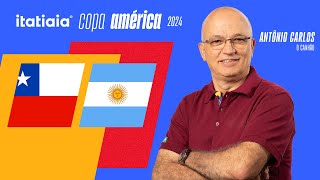 CHILE X ARGENTINA AO VIVO NA ITATIAIA  REACT DA COPA AMÉRICA 2024 [upl. by Eno]