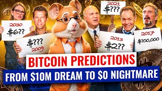 The Craziest Bitcoin Predictions EVER Finney Wood McAfee Keiser OLeary ⚡️ Hamster Academy [upl. by Mistrot]