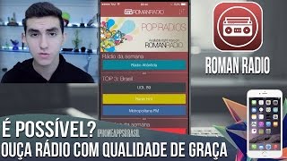 Como ouvir RÁDIOS de GRAÇA no iPhone iPad e iPod Touch [upl. by Kimberlee]