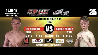 GPUK  Night Of The Gladiators 35 Oli Sheldon vs Archie Bodden [upl. by Esydnac]