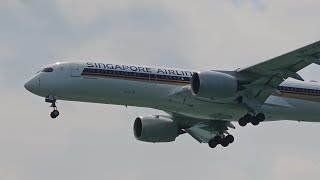 31 GREAT CLOSE UP LANDINGS  Singapore Changi Airport Plane Spotting SINWSSS [upl. by Nyasuh429]